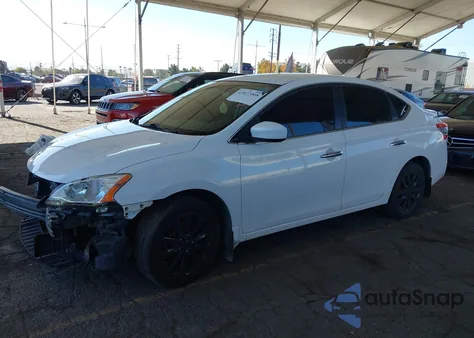 2015 Nissan Sentra Sv из США, поврежденный, VIN 3N1AB7AP2FL673826